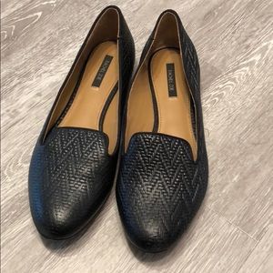 Very good used Rachel Zoe Black flat shoes 9.5